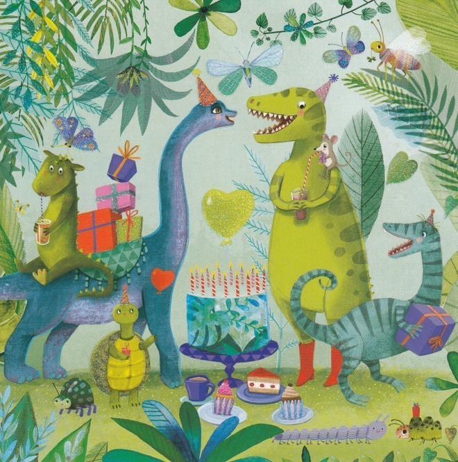 Mila Marquis: Dinosaurukset (neliökortti)