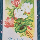 Kukkia,syklaamit, taittokortti, kulkenut 1941 - pikkukuva 1