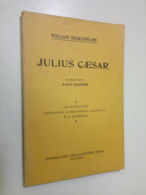 William Shakespeare : Draamoja 5, Julius Caesar