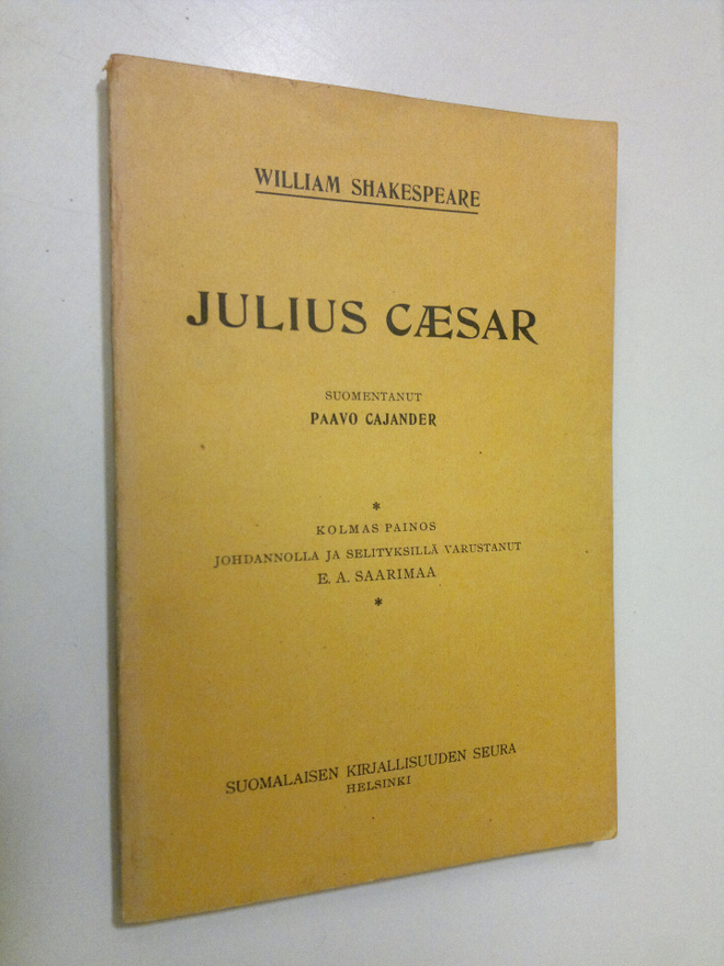 William Shakespeare : Draamoja 5, Julius Caesar