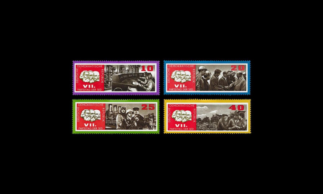 DDR 1258-61 ** Puoluekokous (1967)