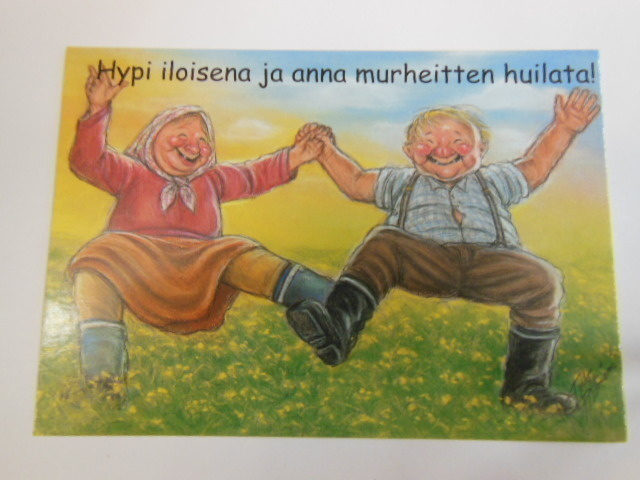 Peltoniemi: Hypi iloisena...