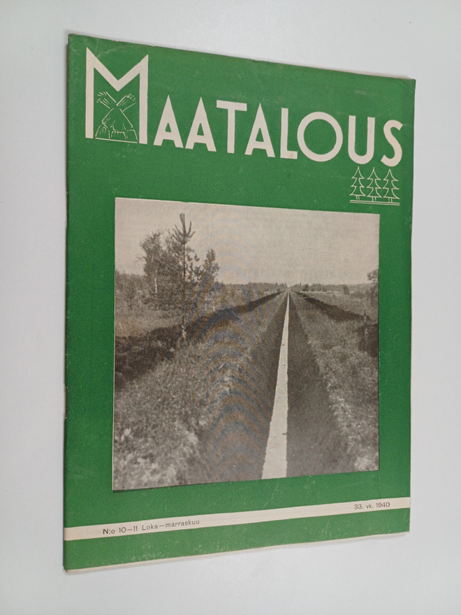 Maatalous N:o 10-11/1940 : loka-marraskuu