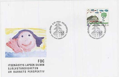 1992 itsenäisyys lapsen silmin FDC
