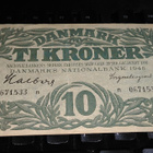 Danmark Tanska 10 kroner 1948 P37e VF - pikkukuva 1