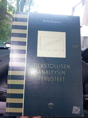 Laininen : Tilastollinen analyysin perusteet ( SIS POSTIKULU