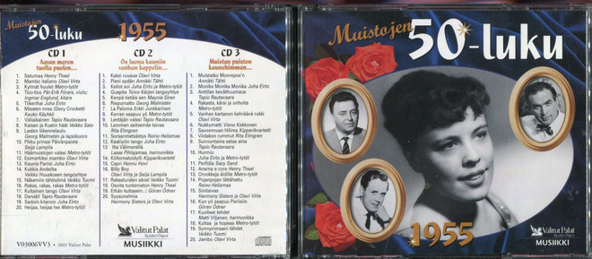 MUISTOJEN 50-LUKU . 3 CD-LEVYN BOXI . 1955