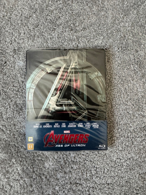 AVENGERS AGE OF ULTRON STEELBOOK BLU-RAY (UUSI/KELMUISSA)