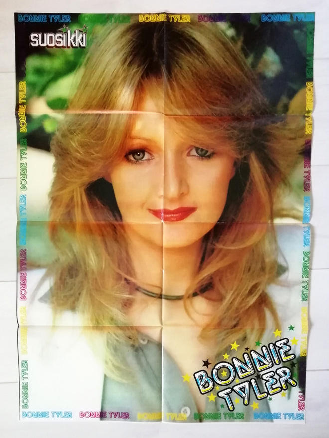 Suosikki-lehden juliste: Bonnie Tyler