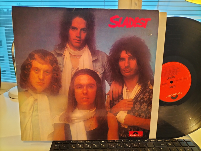 SLADE, Sladest, LP GER -73 HIENO KUNTO !!