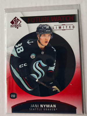 Jani Nyman 2025-26 SP Authentic Future Watch Limited Red