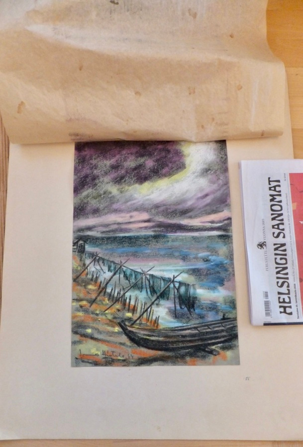 VANHA PastelliMaalaus Jorma Hietala 1964 KOMEA