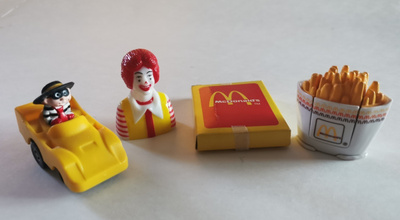 McDonald´s keräilylelut 1980- luvulta