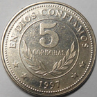 Nicaragua. 5 cordobas 1997. - pikkukuva 2
