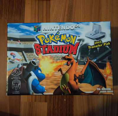Pokemon Stadium N64 + transfer pak PAL