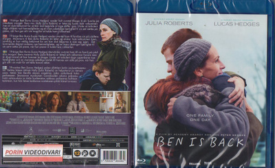 ben is back (73 324) UUSI -FI- nordic, BLU-RAY julia robert