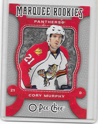07-08 OPC Marquee Rookies #548 Cory Murphy Florida HIFK RC