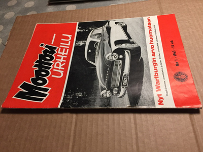 MOOTTORIURHEILU 1/1963 HYVÄ