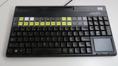 HP POS näppäimistö ja levyhiiri