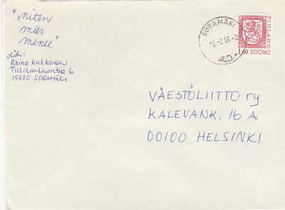 Postileima, SORAMÄKI