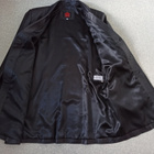 Musta nahkatakki,5XL(ry-108/112cm) - pikkukuva 3