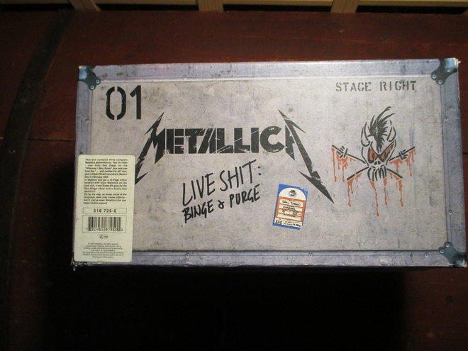 METALLICA:LIVE SHIT BINGE&PURGE BOXI  3CD,3VHS VIDEOO