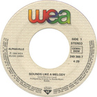 ALPHAVILLE  ::  SOUNDS LIKE A MELODY  ::  VINYYLI  7"  1984 - pikkukuva 3