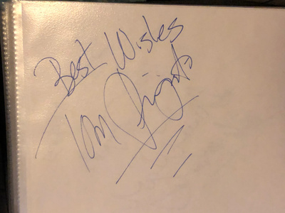 Tom Principato nimikirjoitus paperilla