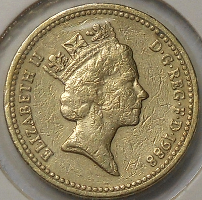 Britania. Pound 1988.