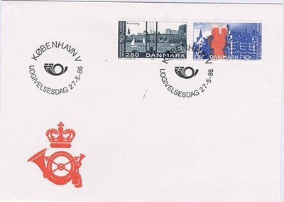 Tanska Mi 868-9 FDC