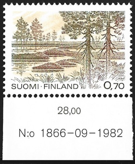 1981 Kuvam Kauhaneva 0,70 paperi yHS ** LaPe 875 b) TIL N:o