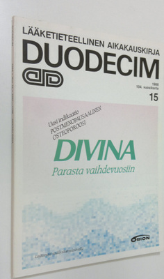 Duodecim 15/1988 : Lääketieteellinen aikaakuskirja