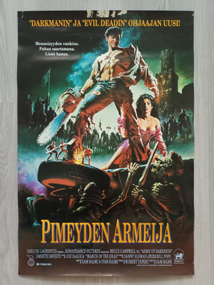 Pimeyden Armeija (Army Of Darkness) promojuliste 1992
