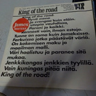 UTOPIA - KING OF THE ROAD EX+ 7'' SINGLE - pikkukuva 2