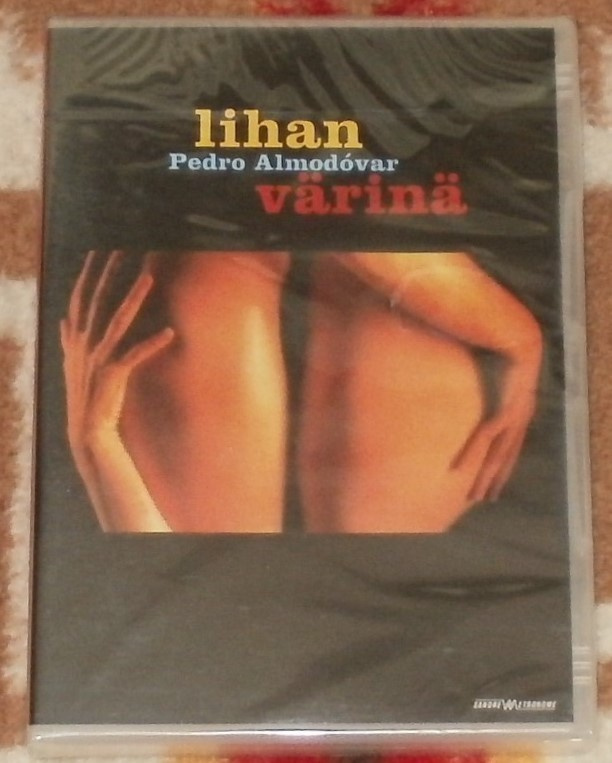LIHAN VÄRINÄ ~ Almodóvar ~ DVD kelmussa MINT