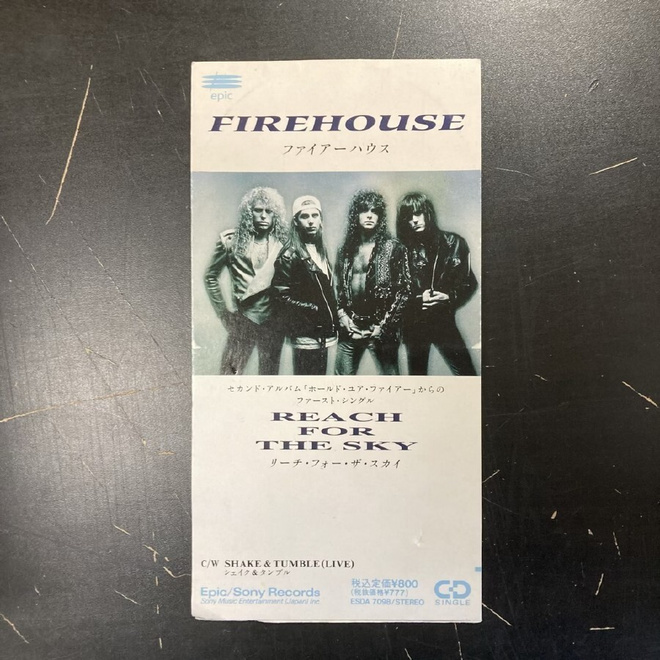 Firehouse - Reach For The Sky (JPN/ESDA7098/1992) CDS