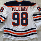 Jesse Puljujärvi - Game Worn - pelipaita Edmonton Oilers - pikkukuva 1