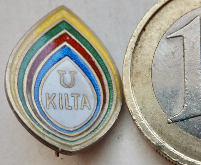 VANHA Merkku SVUL Uskollisuuden Kilta U-Kilta Hopeaa