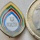 VANHA Merkku SVUL Uskollisuuden Kilta U-Kilta Hopeaa - pikkukuva 1