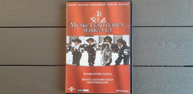 DVD: Muskettisoturien Seikkailut (Richard Chamberlain 1973)