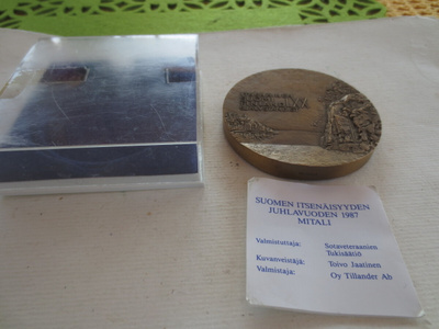 Mitali Suomen Itsenäisyyden Juhlavuoden , 1987