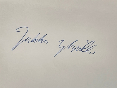 Jukka Ylipulli nimikirjoitus paperilla