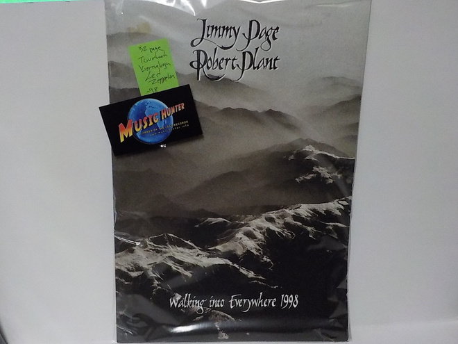JIMMY PAGE & ROBERT PLANT - WALKING INTO...1998 KIERTUEKIRJA