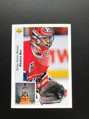 1990-91 Upper Deck Vezina Trophy Winner Patrick Roy #207