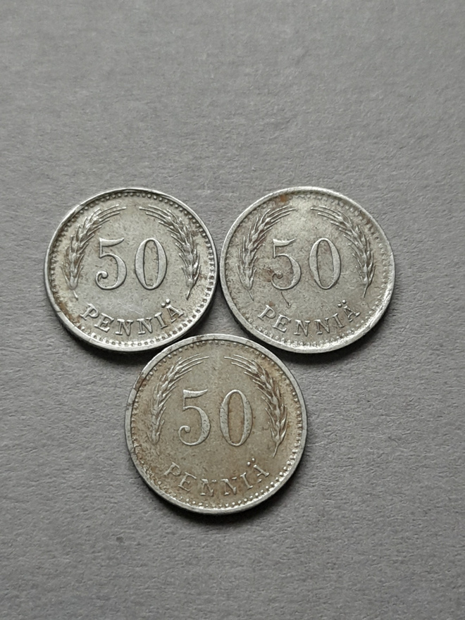 50 penniä 1943-1945