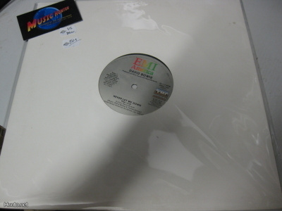 DAVID BOWIE - NEVER LET ME DOWN - EX+ U.S.PROMO 12'' SINGLE+