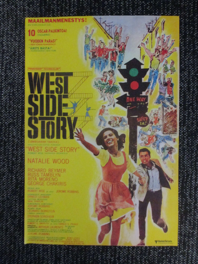 West Side Story (1961) - vanha elokuvajuliste - UUSINTA
