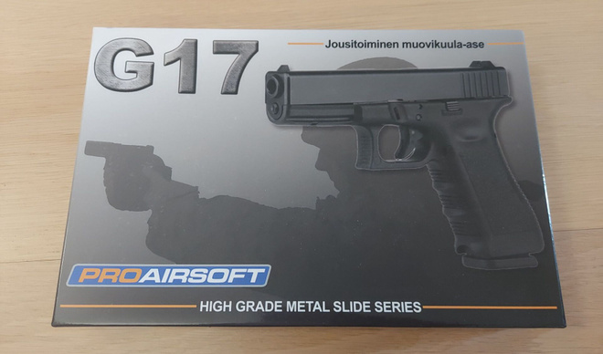 Pro airsoft G17 Jousitoiminen muovikuula-ase / pistooli