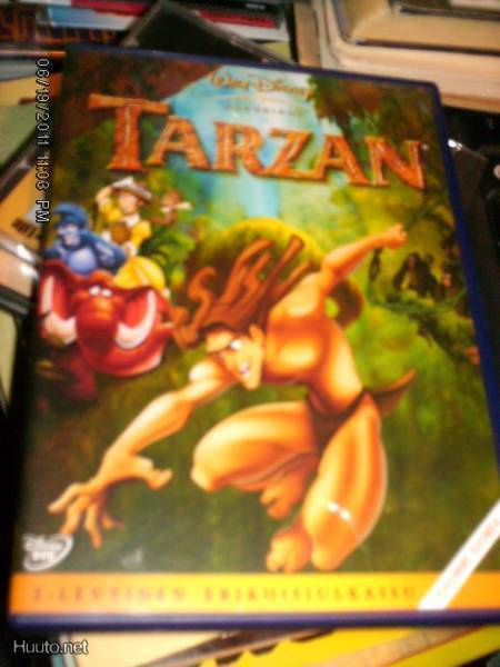 2 DVD TARZAN ( Disney Klassikko 37 ) Sis.postikulut ! !