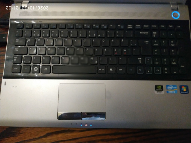 Hienokuntoinen Samsung RV520 kannettava tietokone